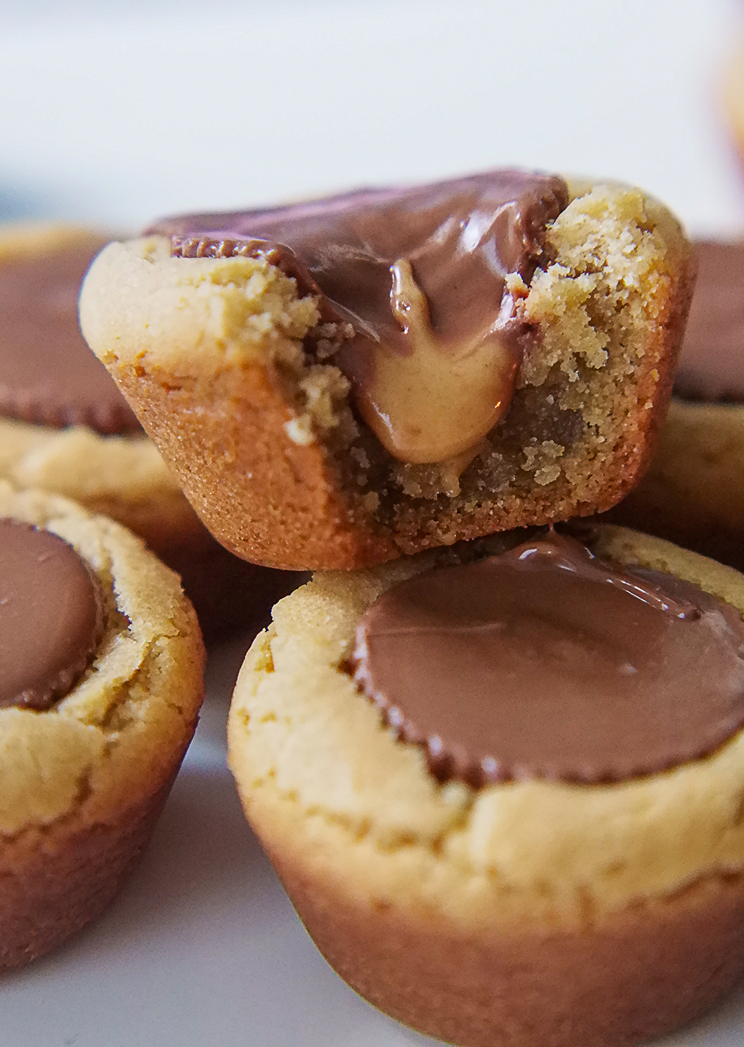 Mini Peanut Butter Cup Cookies - Candy Jar Chronicles